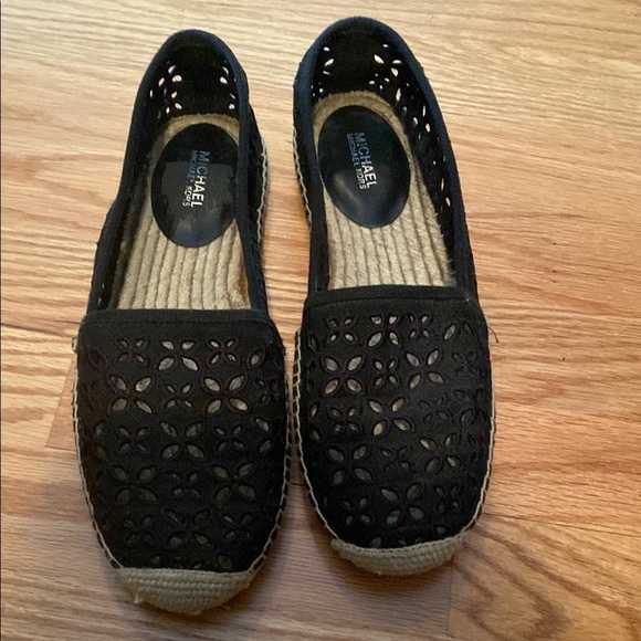 Michael Kors Black Quilted Espadrilles - Picture 1 of 6